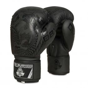 Boxing Gloves Adult (Black v2) 8-14oz / DBX Bushido