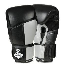 Boxing Gloves Adult Padded (Greyblack) 14oz / DBX Bushido
