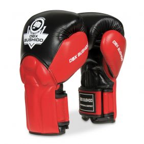 Boxing Gloves Adult Wrist Protectors (Red-Black) 10-12oz / DBX Bushido