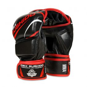 MMA Gloves-Gloves for Pro Training (Black Red) / DBX Bushido