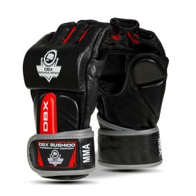 MMA Gloves-Gloves for Combat Premium Pro (Black Red) / DBX Bushido