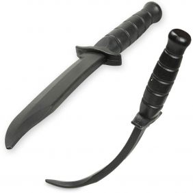 Rubber Training Knife for Self Defense / DBX Bushido