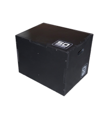 Wooden Plyometric Box 40-50-60 cms (BLACK) Disassembled