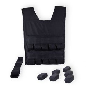 Black Vest with Adjustable Weight